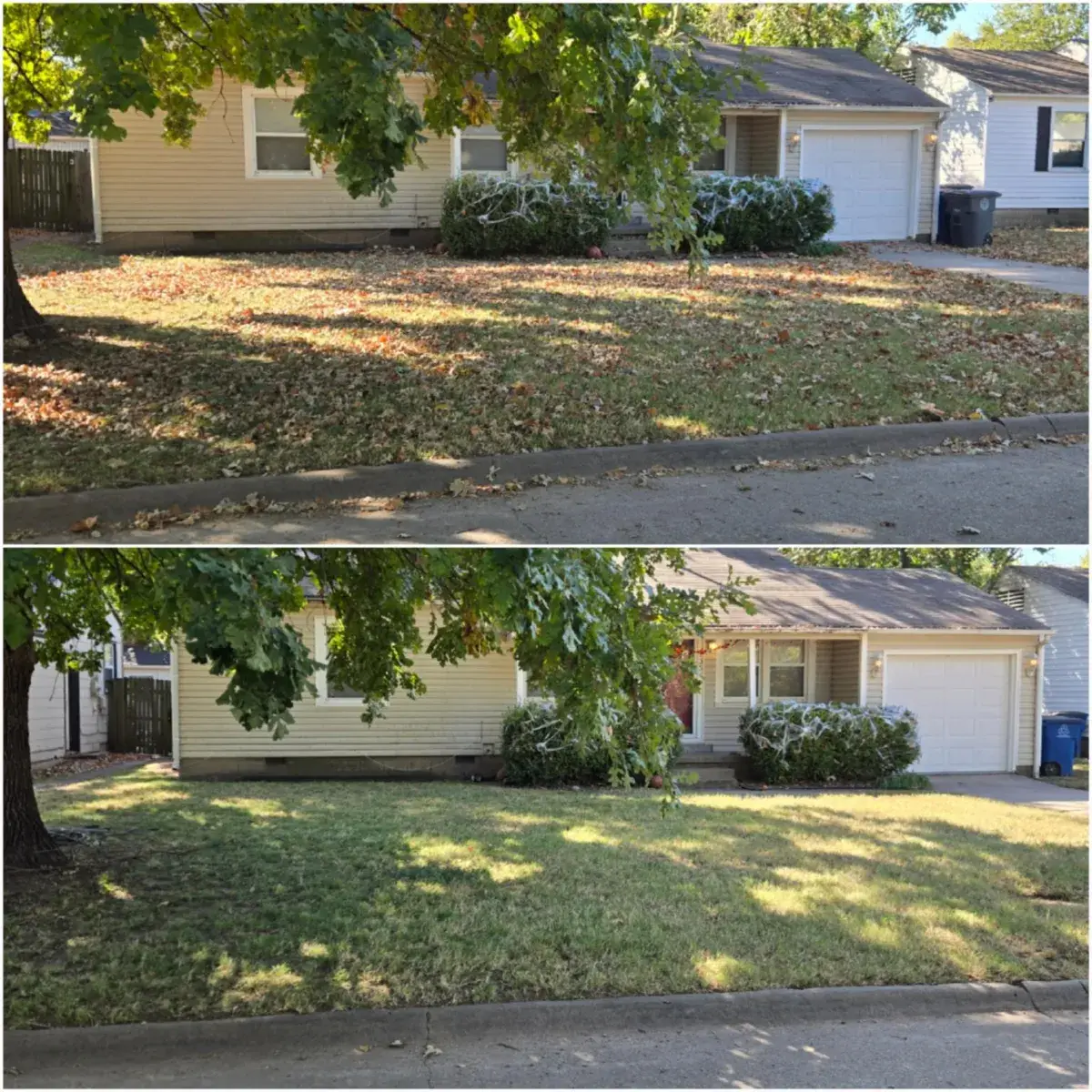 Before and After Landscaping Services From Boomin Greens