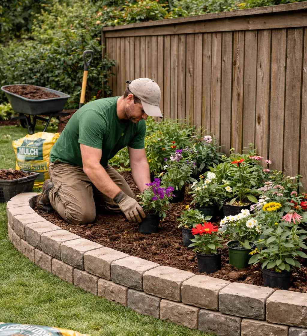 Garden Bed Installation in Tulsa